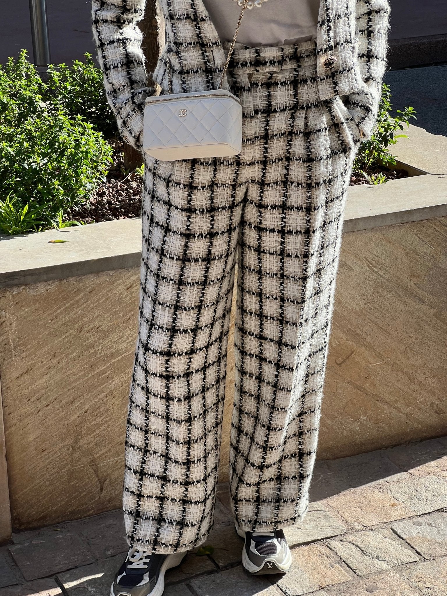 Chanel - Pantalon tweed T36 - Les Folies d&