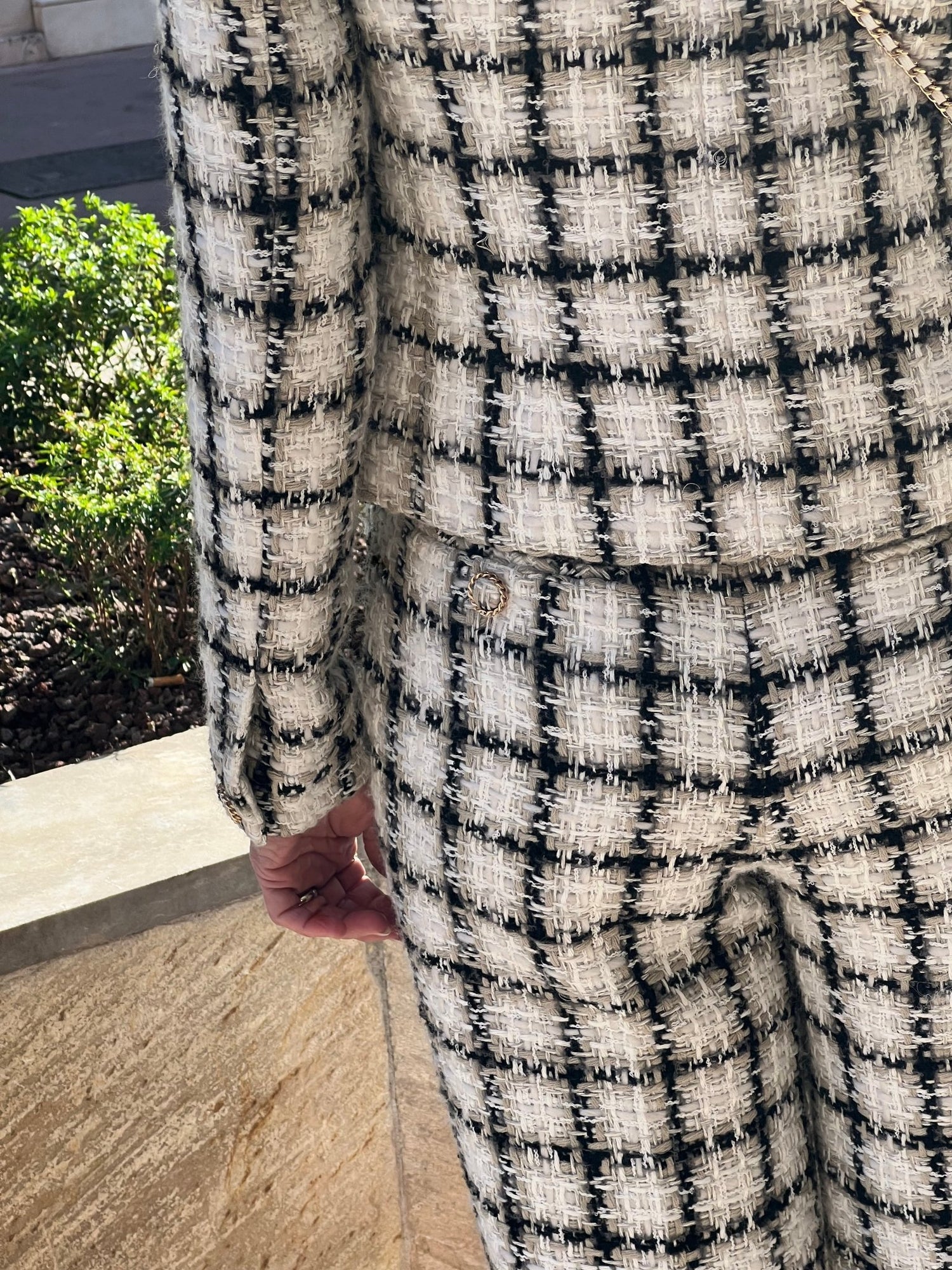 Chanel - Pantalon tweed T36 - Les Folies d&