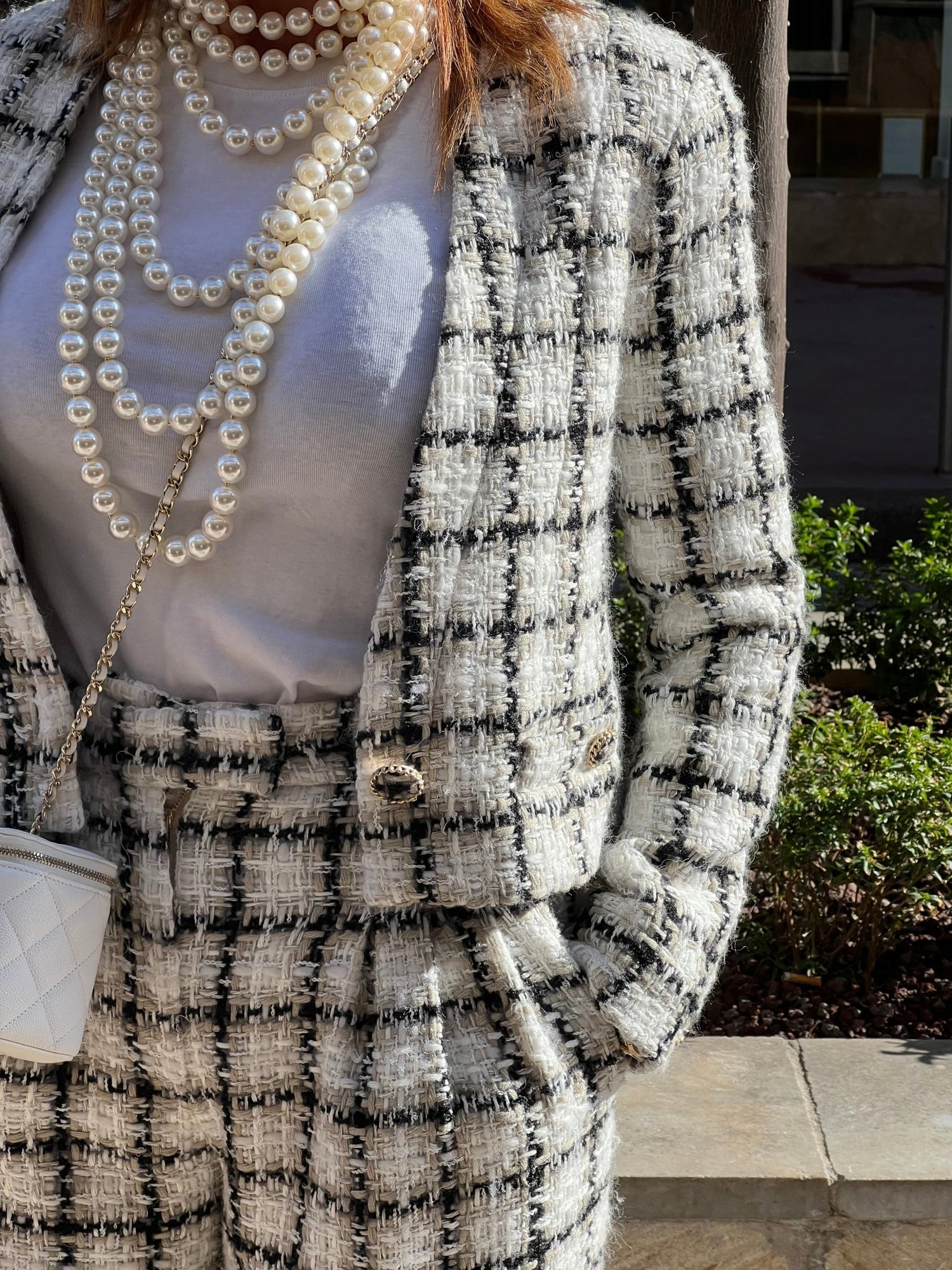 Chanel - Veste tailleur tweed T36 - Les Folies d&