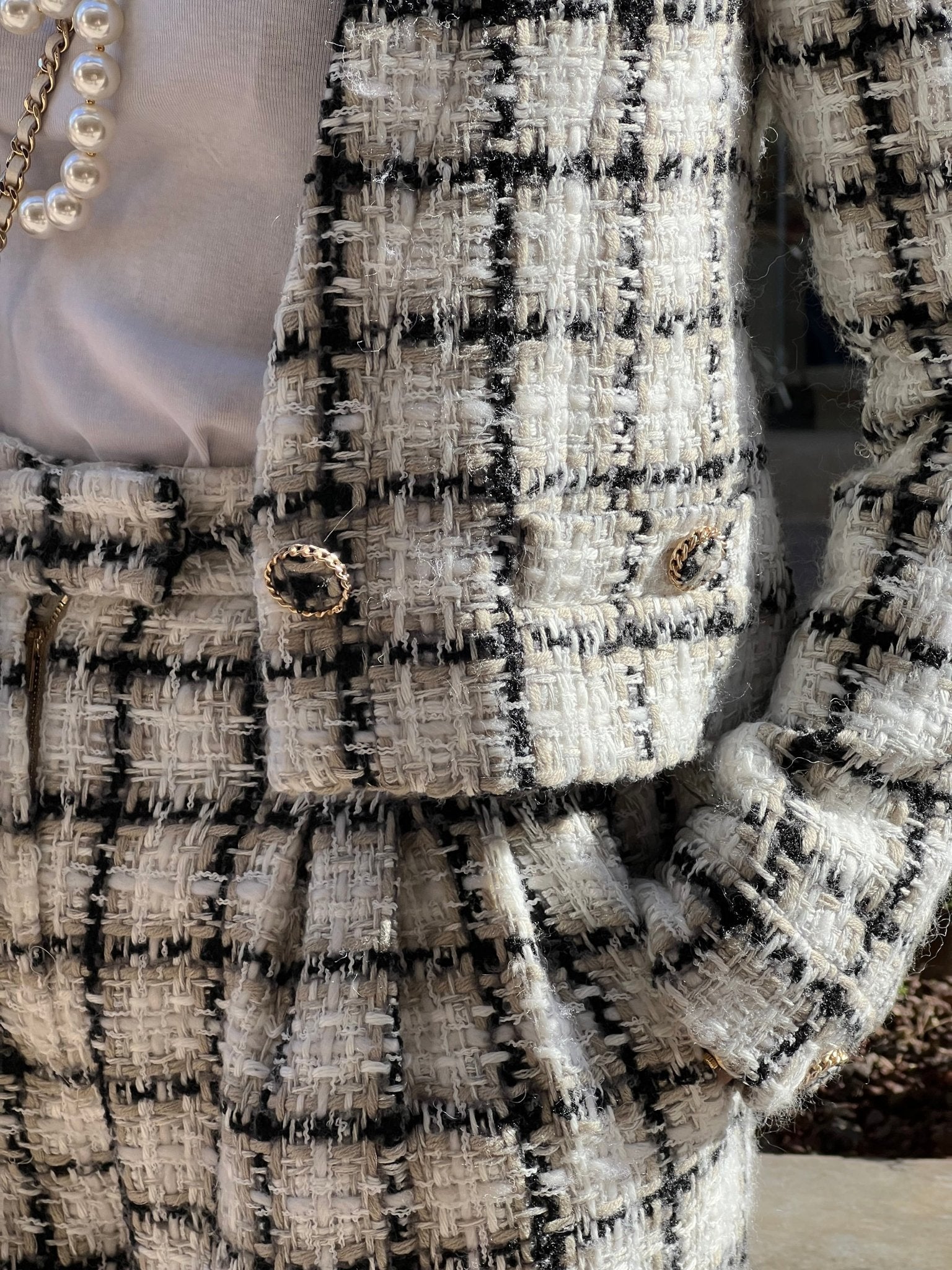 Chanel - Veste tailleur tweed T36 - Les Folies d&