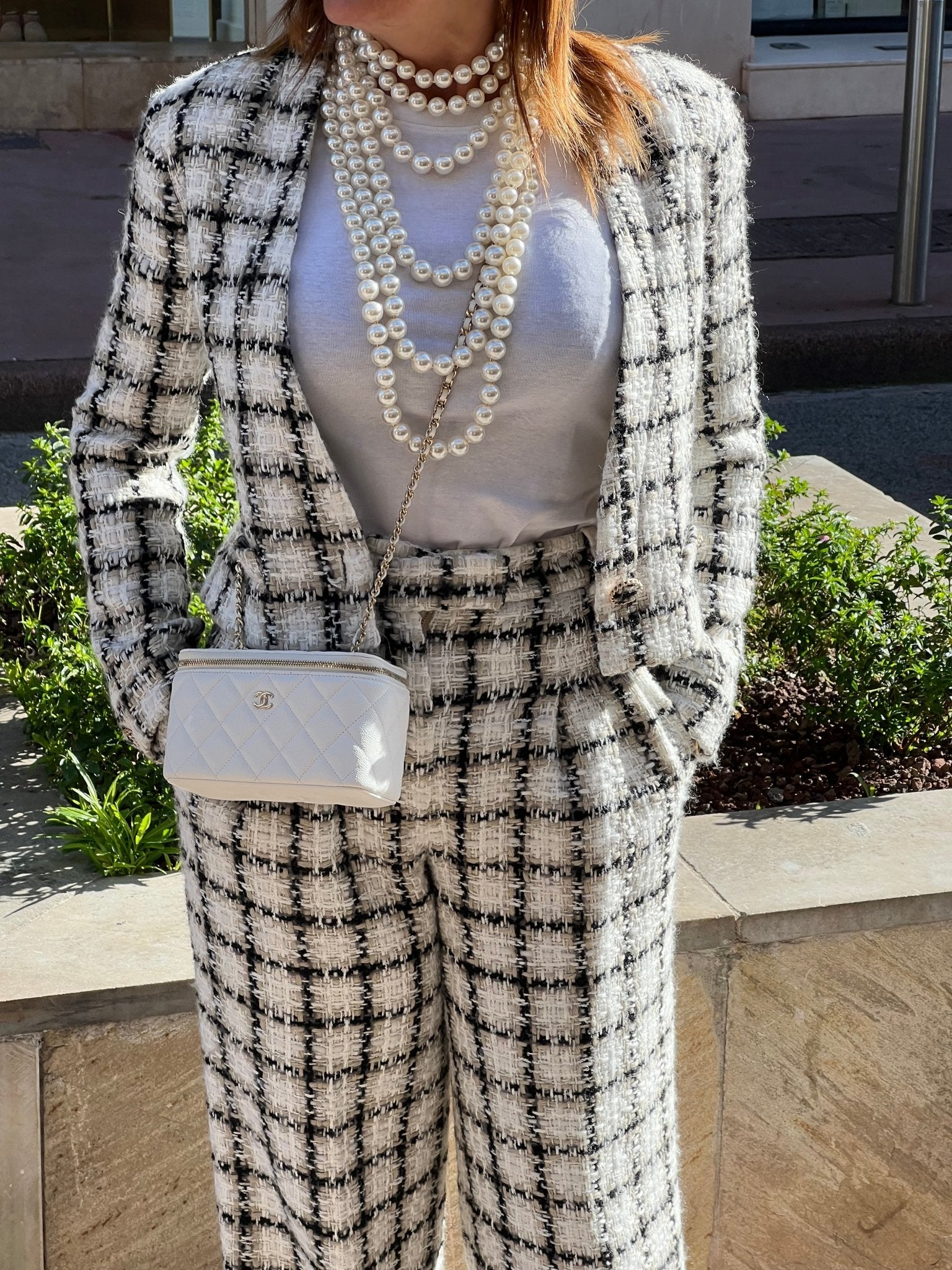 Chanel - Veste tailleur tweed T36 - Les Folies d&