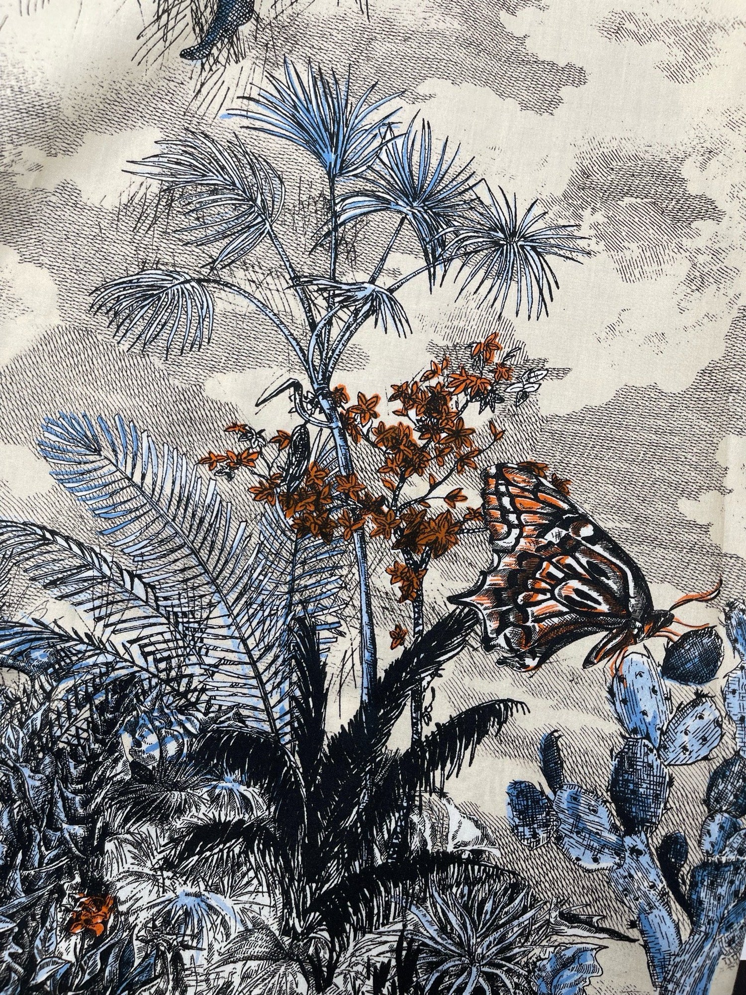 Christian Dior - Jupe toile de jouy T.40