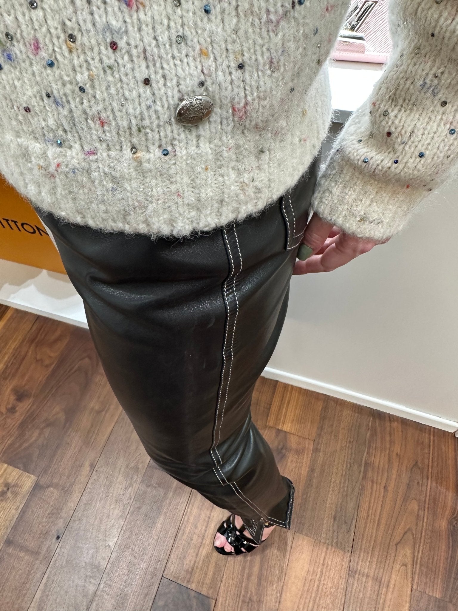 Dior - Pantalon cuir T34 - Les Folies d&