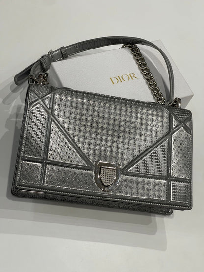 Dior - Sac Diorama argenté - Les Folies d&