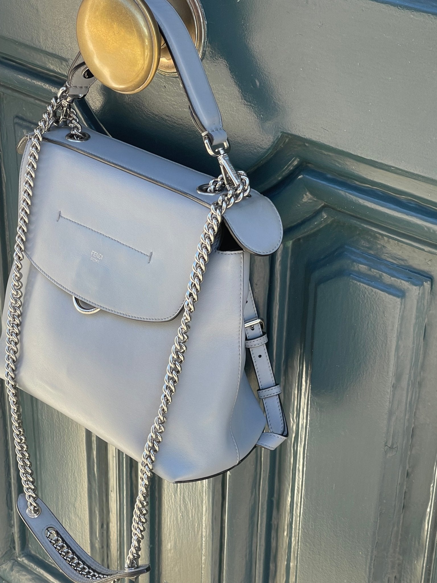 Fendi - Sac à dos Back to School gris - Les Folies d&