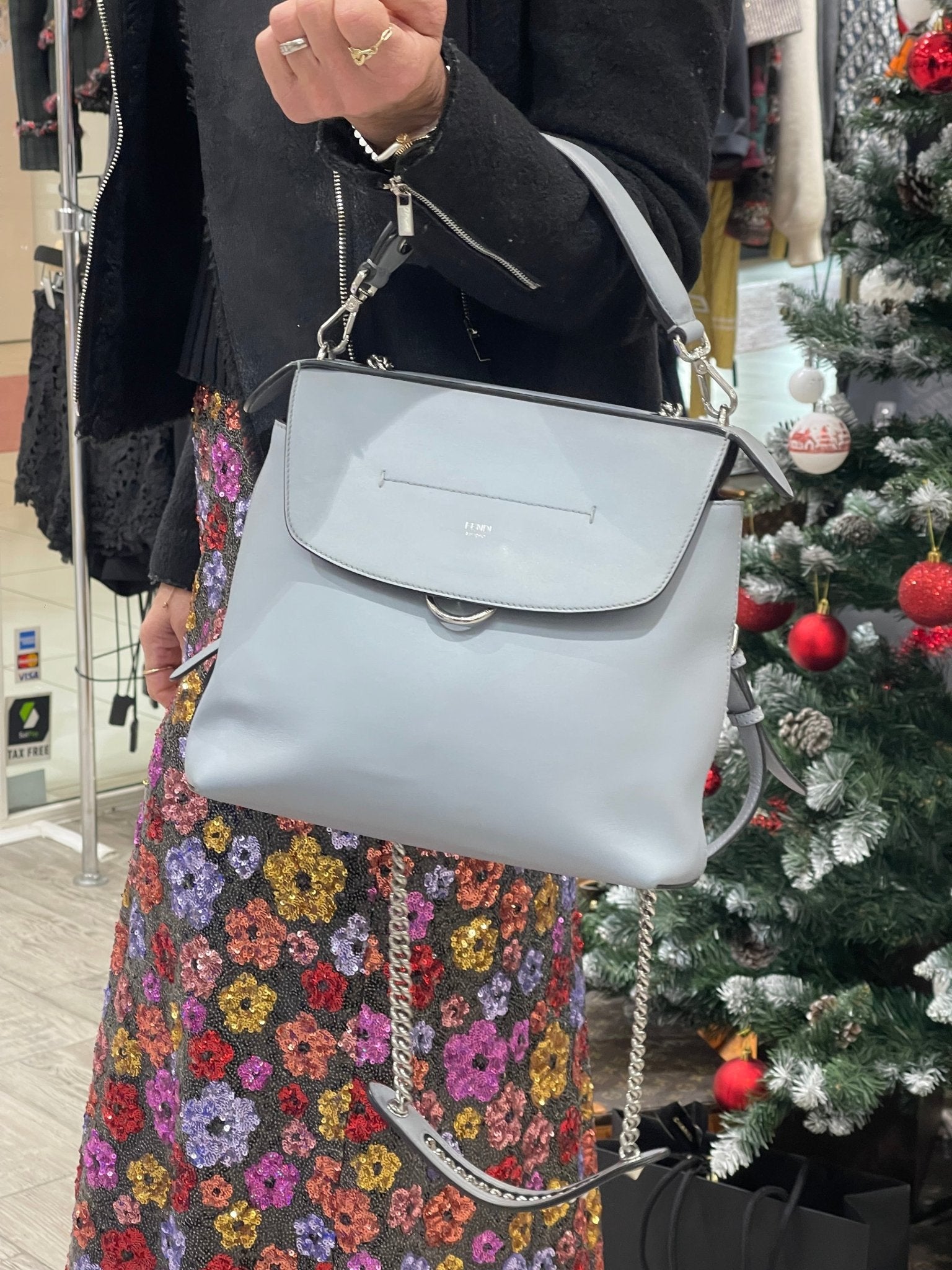Fendi - Sac à dos Back to School gris - Les Folies d&