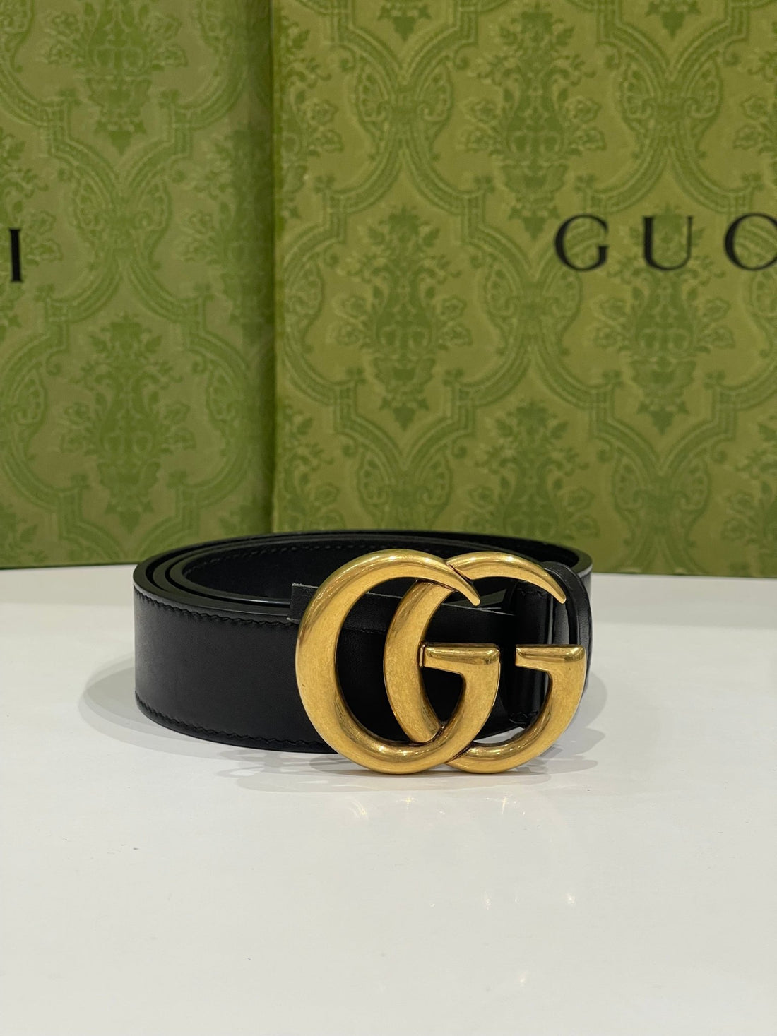 Gucci - Ceinture GG dorée MM - Les Folies d&