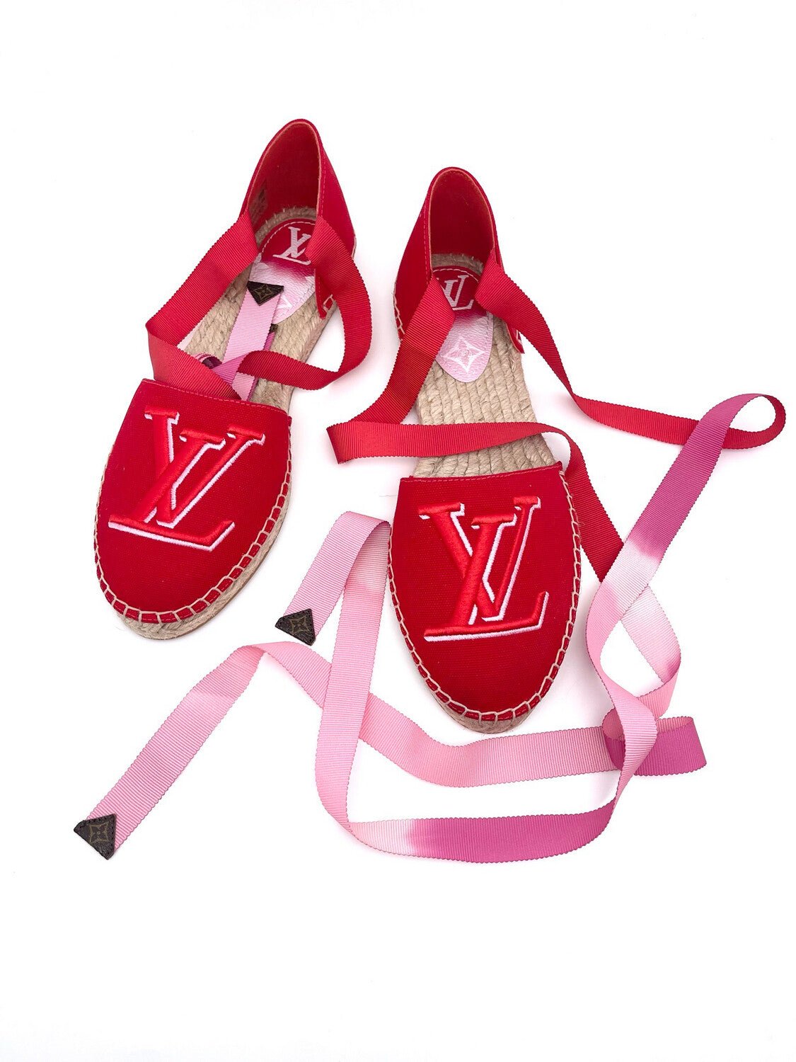 Louis Vuitton - Espadrilles à lacets Escale Starboard T.38 - Les Folies d&
