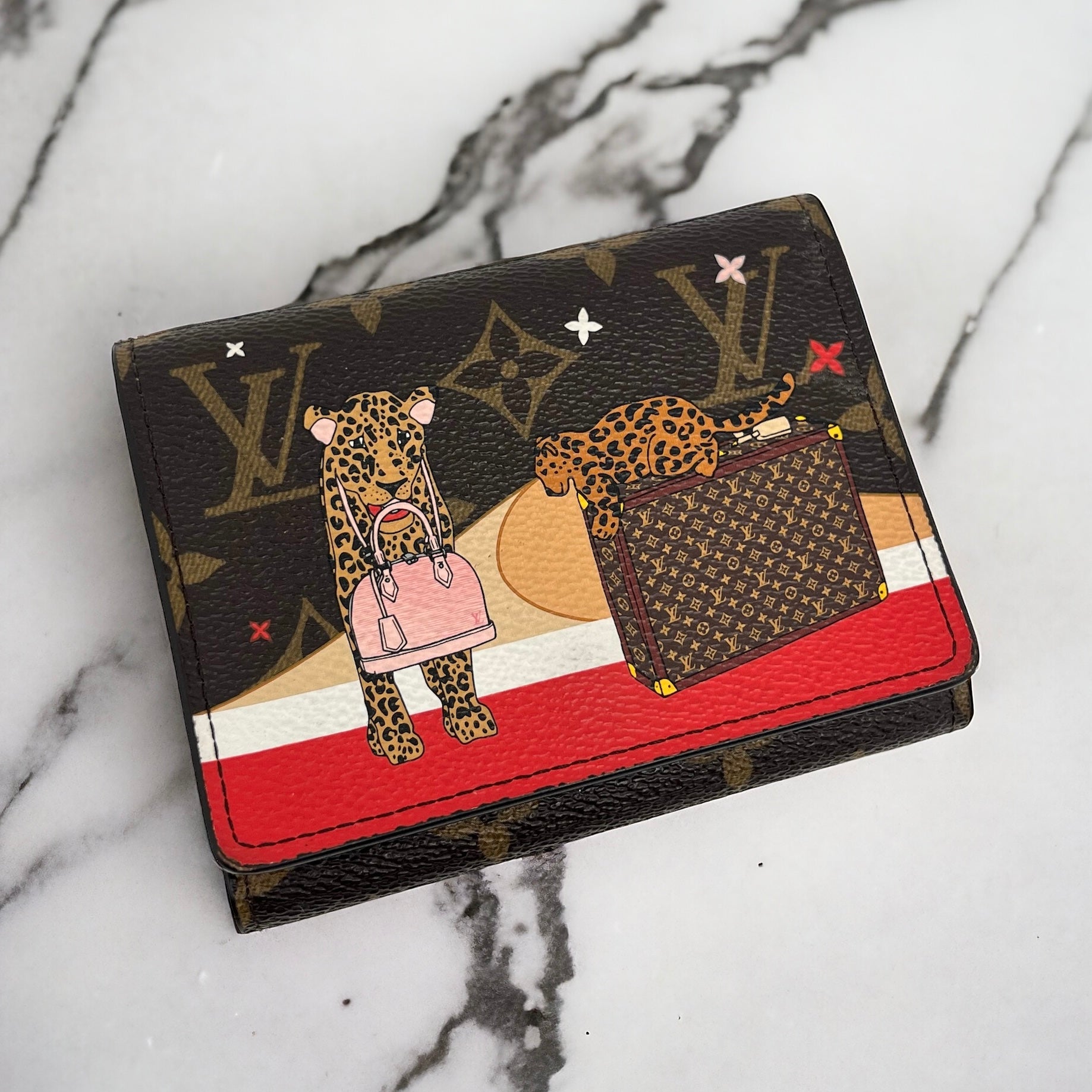 Louis Vuitton Portefeuille Edition Limité - Les Folies d&