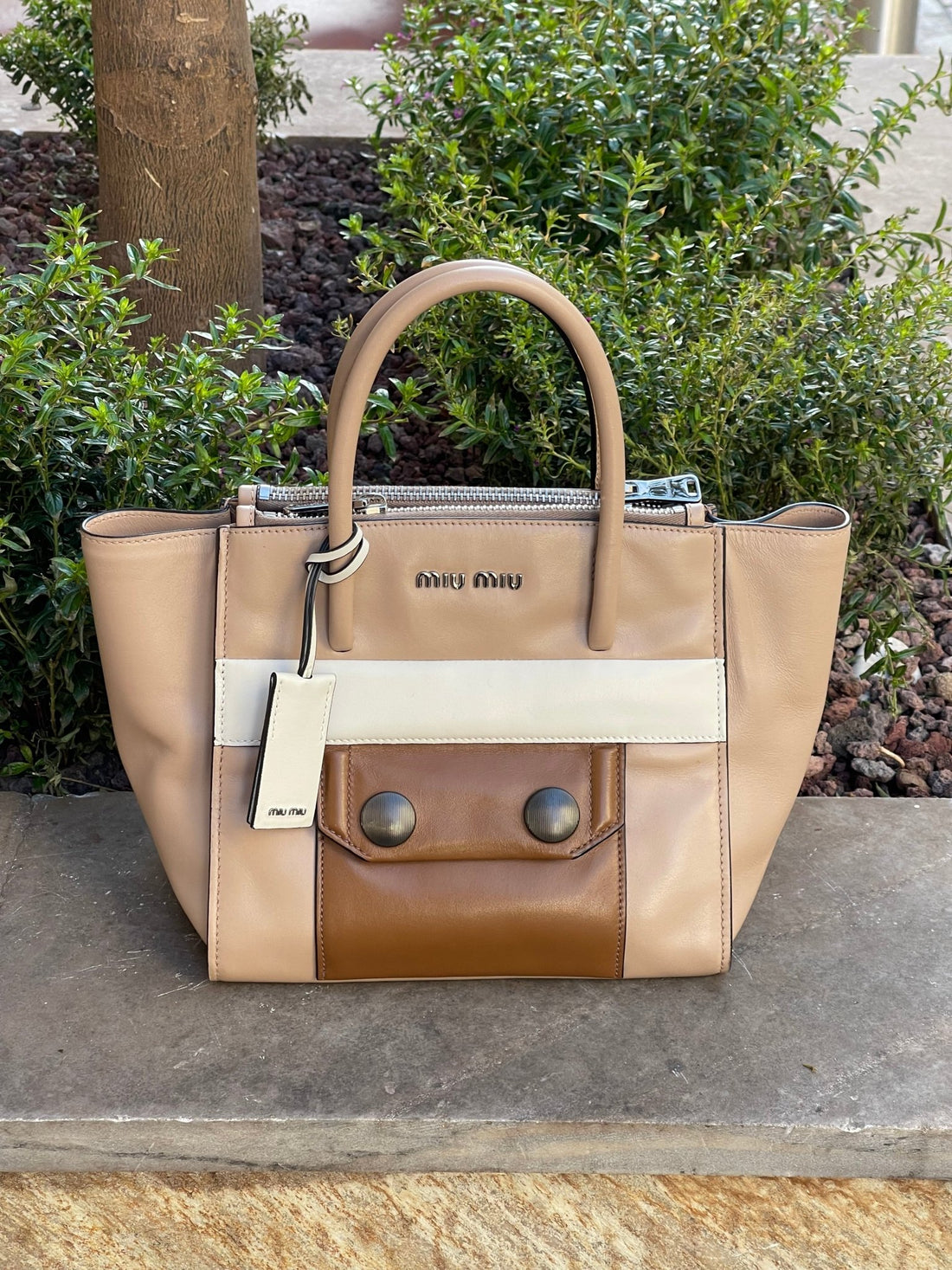 Miu Miu - Sac Colorblock Twin pocket MM - Les Folies d'Eugenie